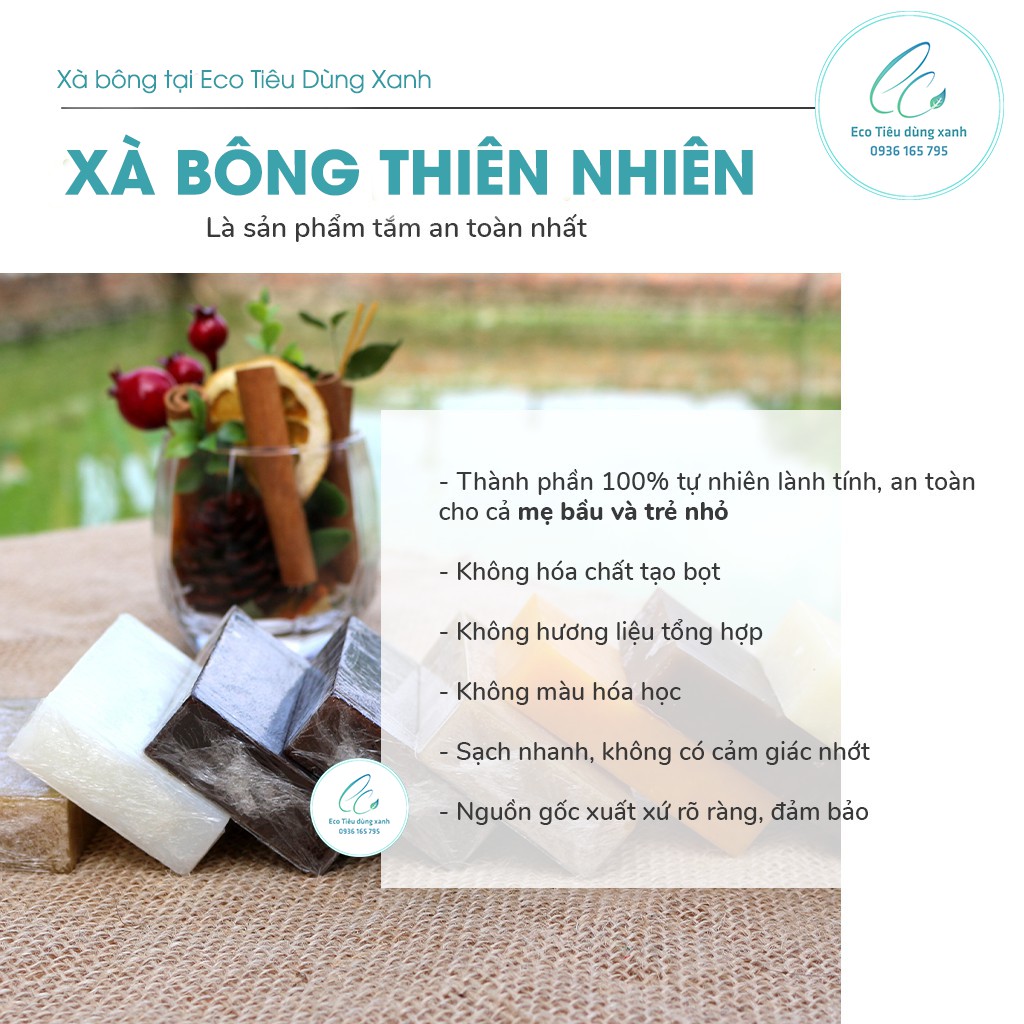 Combo 4 xà bông thảo dược tự nhiên Sinh Dược 100g