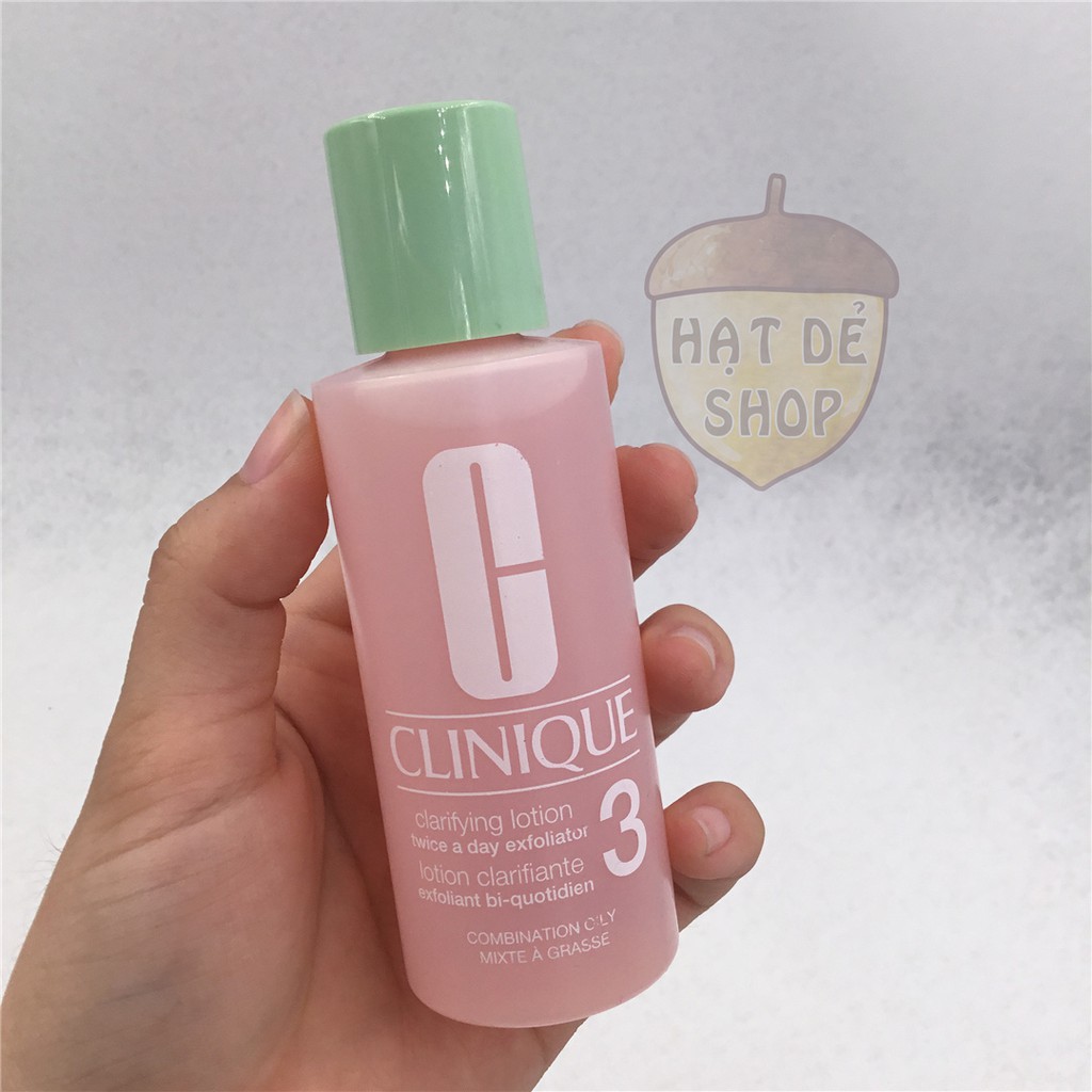 Clinique Toner Cấp Ẩm Số 3 Clarifying Lotion Da Hỗn Hợp Dầu 60ml-Hàng Chính Hãng