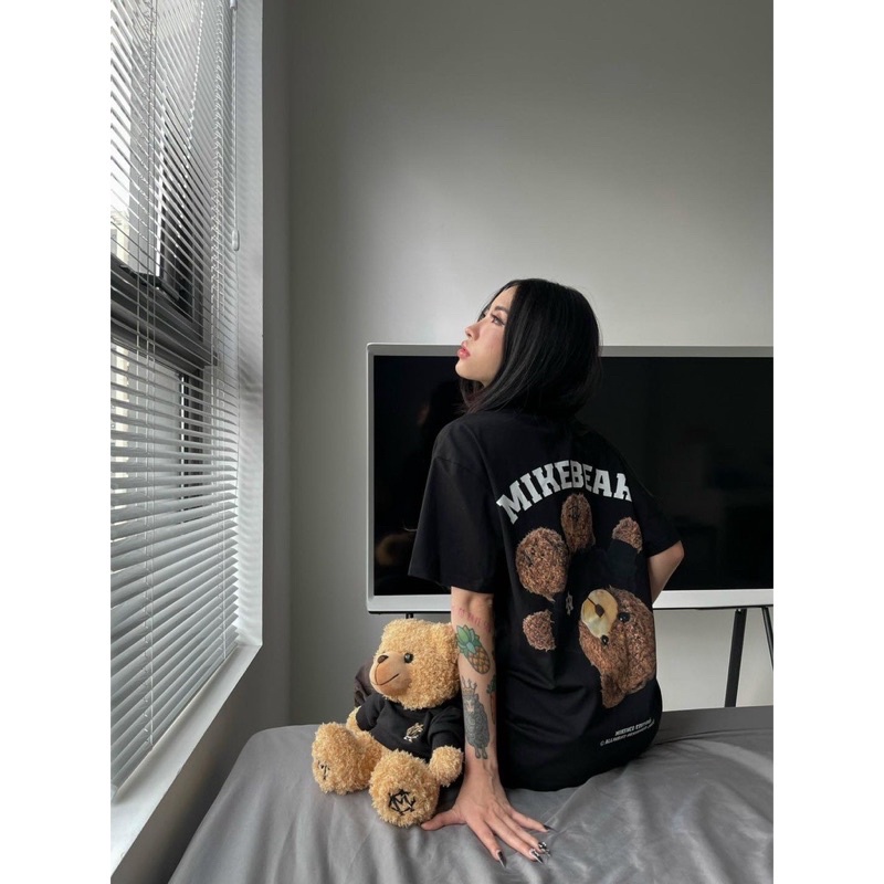 Áo thun tay lỡ MIKEBEAR form rộng tay lỡ Unisex, áo phông Mikenco nam nữ phong cách Ulzzang GTM | BigBuy360 - bigbuy360.vn