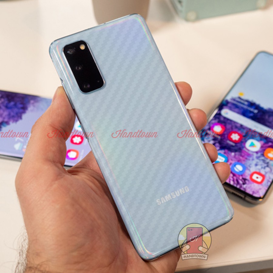 Miếng dán lưng cacbon Samsung Galaxy S20 / S20 Plus / S20 Ultra