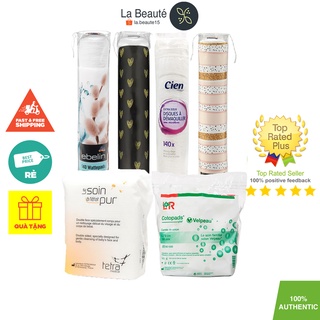 Bông Tẩy Trang Ebelin, Cien, Tetra Medical, Cotopads Velpeau - Hàng Đức Or Pháp, Từ 140 Miếng Đến 500 Miếng