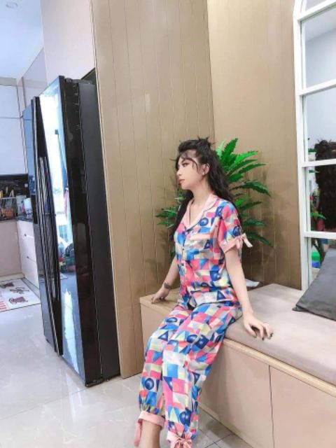 Tiểu thu satin tay cột nơ | BigBuy360 - bigbuy360.vn