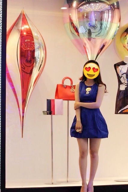 Đầm da lộn thanh lý