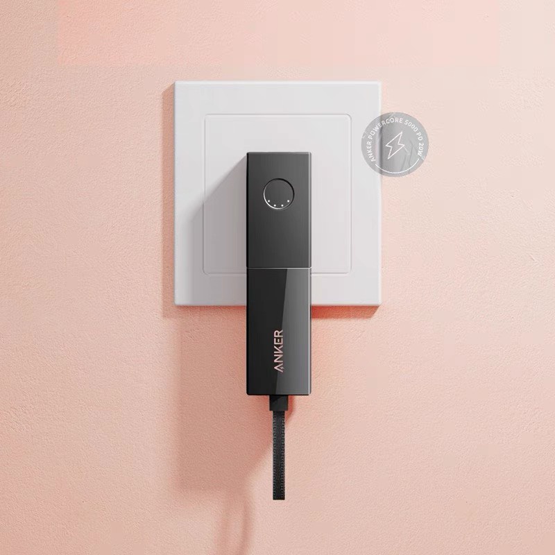 Sạc kiêm Pin Dự Phòng Anker PowerCore Fusion  5000mAh Prism 2in1 - A1633 sạc nhanh 20W Anker Shop
