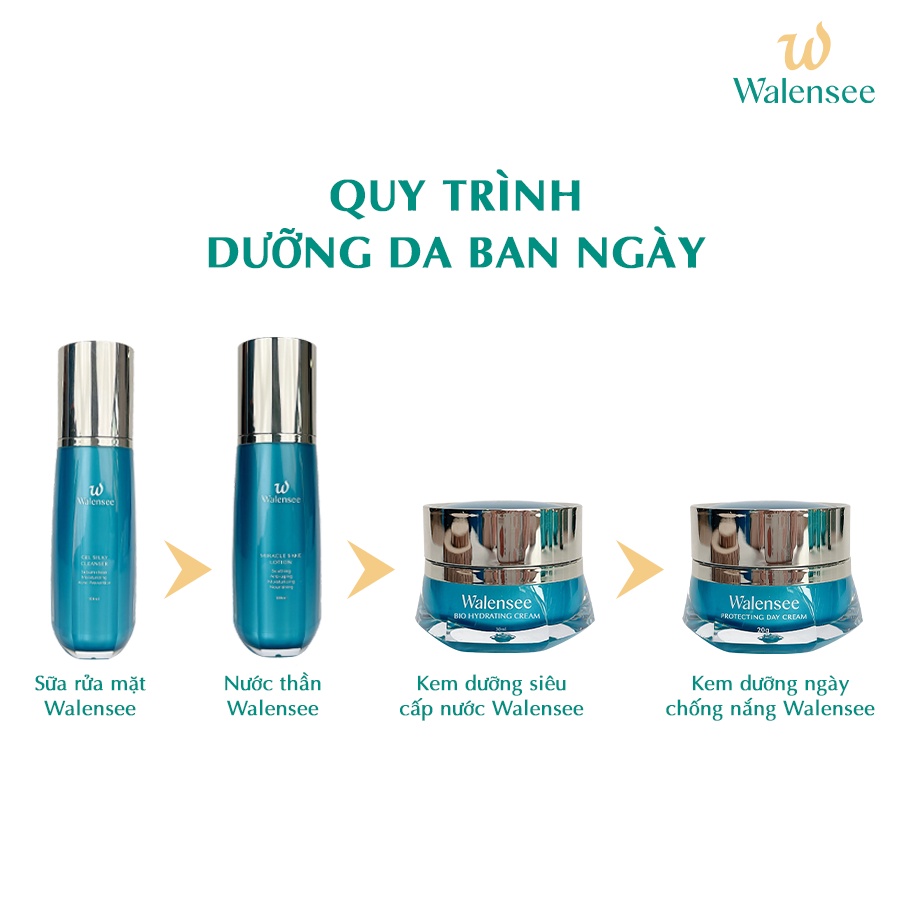 Kem Chống Nắng Walensee Thiên Nhiên Lâu Trôi, Nâng Tông Tự Nhiên Protecting Day Cream SPF 32 PA+++ 20g