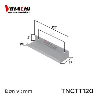 Tay Nắm Cánh Tủ Trắng - Tay Nắm Tủ Gỗ - 1 Cái