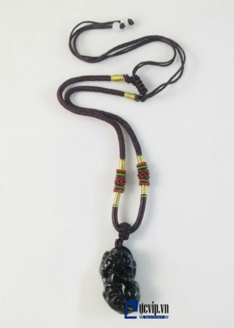 Dây Chuyền Tỳ Hưu Tài Lộc Đá Thiên Thạch MS626