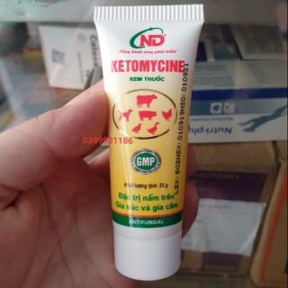 Kem bôi đặc trị nấm KETOMYCINE trên chó mèo