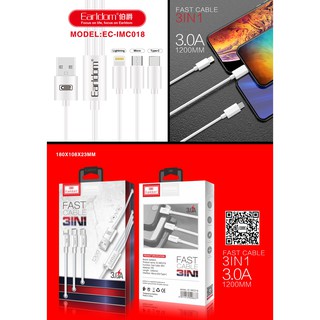 CÁP SẠC 3IN1 EARLDOM IMC-018