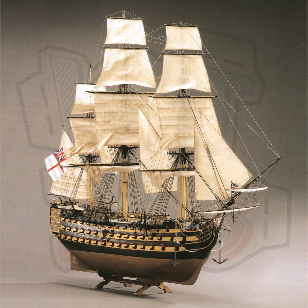 Mô hình giấy tàu thuyền quân sự HMS Victory 1765