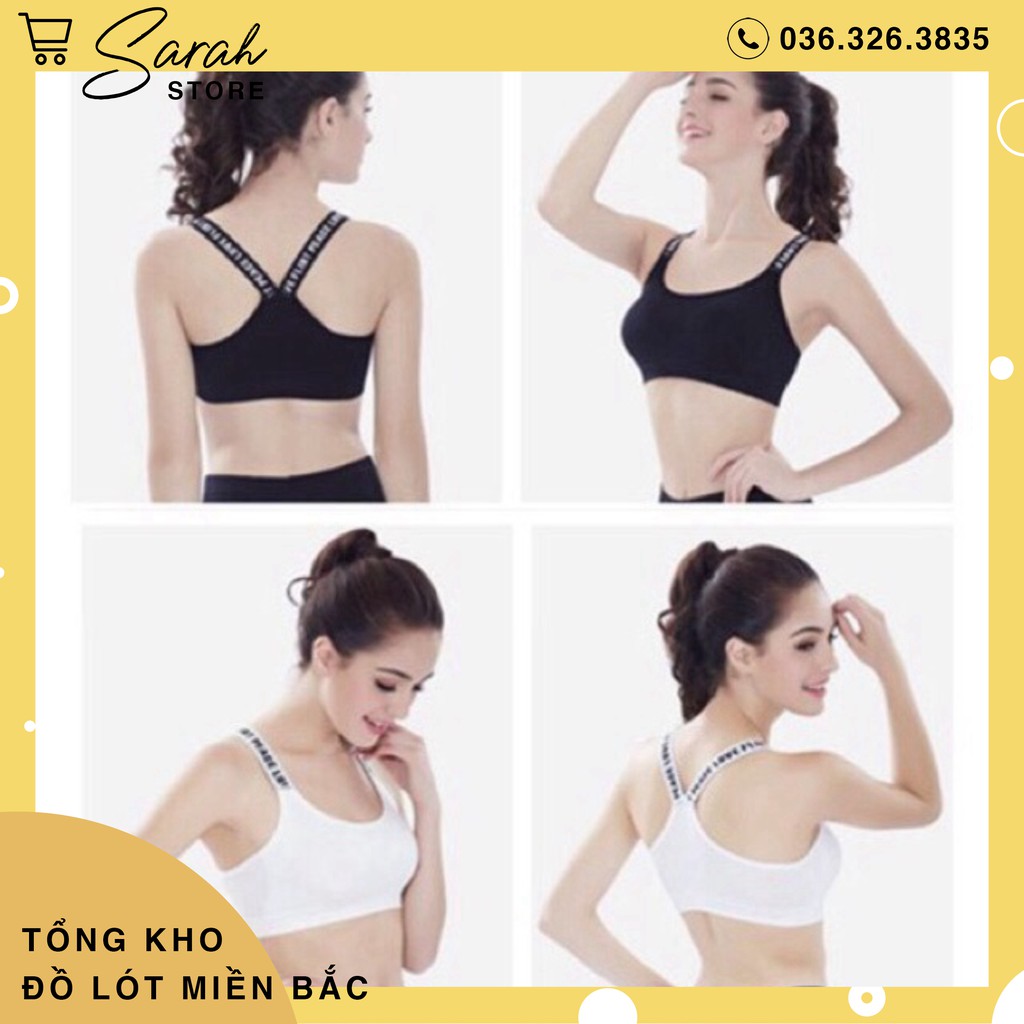 Áo Tập GYM Nữ Dây Chữ Thiết Kế Trẻ Trung Năng Động 5403 | BigBuy360 - bigbuy360.vn