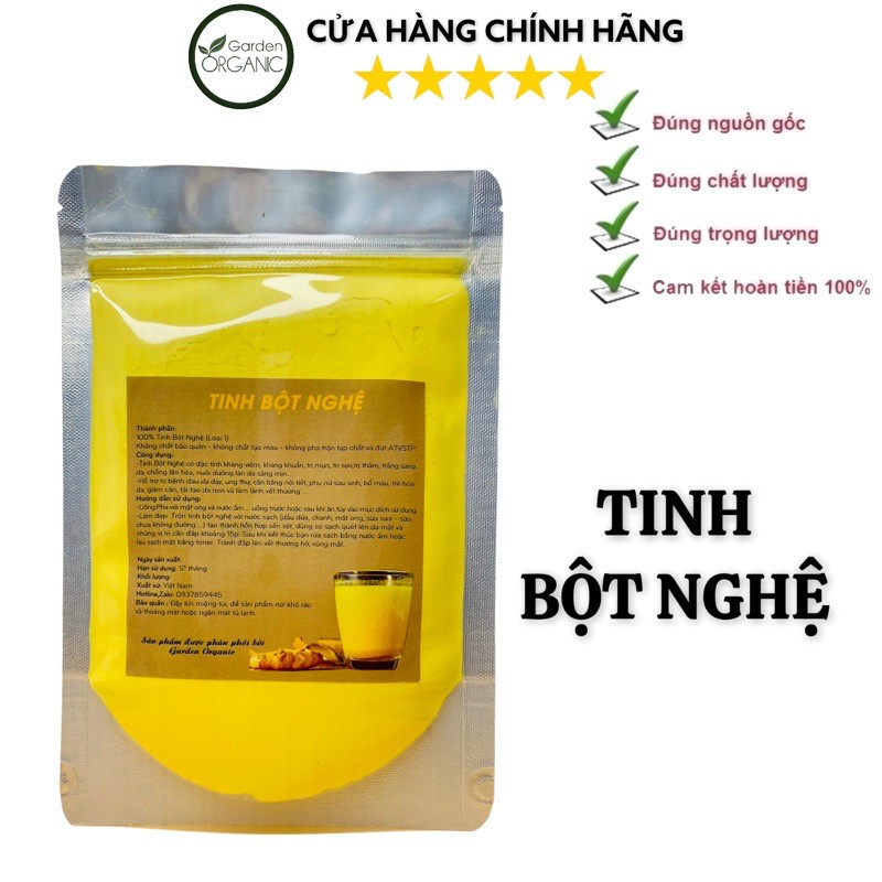 1kg TINH BỘT NGHỆ - nguyên chất 100% [SHOP CAM KẾT CHỈ BÁN HÀNG NGUYÊN CHẤT 100%]