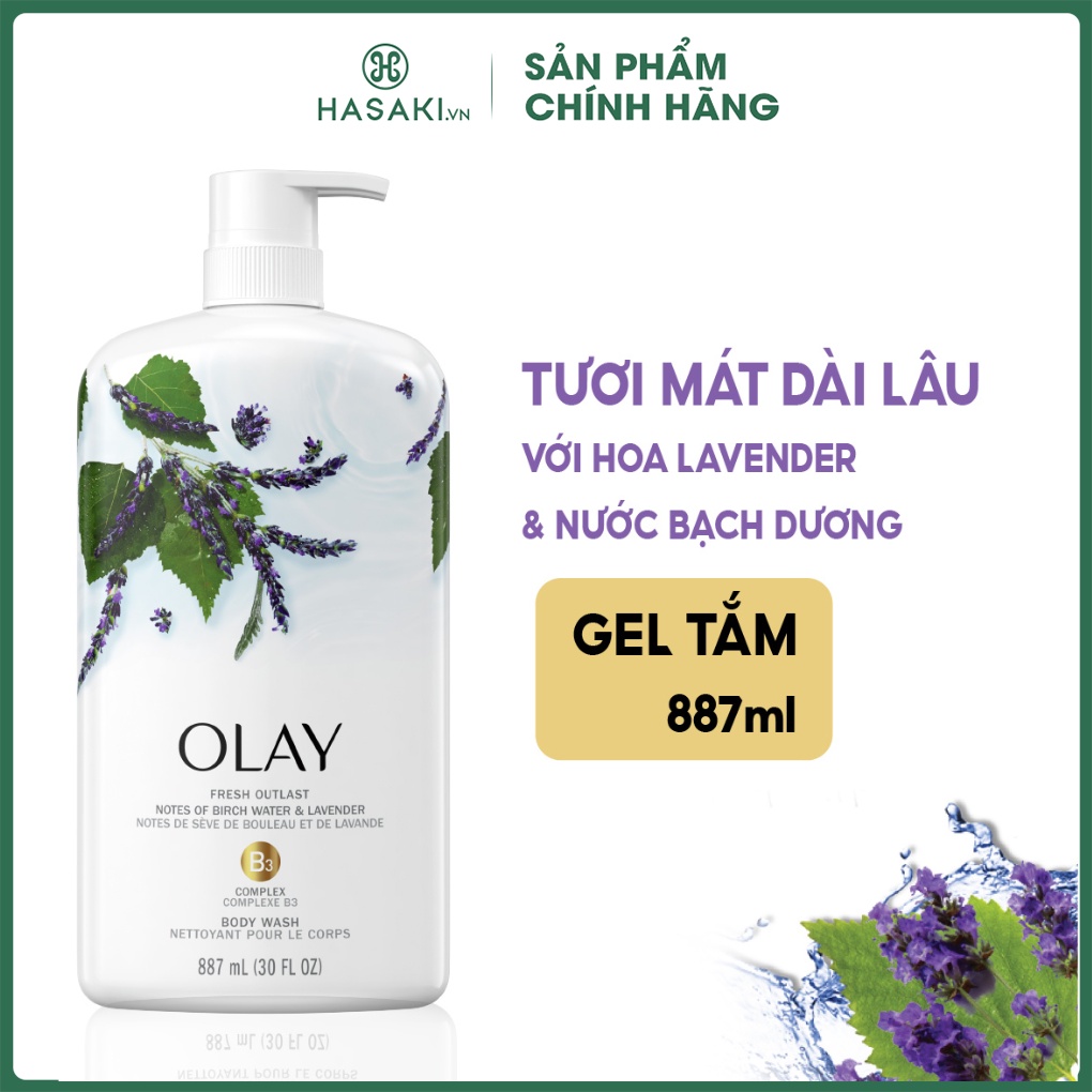 Sữa tắm dưỡng da Olay hương Lavender 887ml Hasaki Sản phẩm chính hãng
