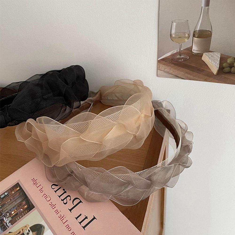 Cài Tóc Dạng Bện Xoắn Chéo Ngọt Ngào Cho Nữ