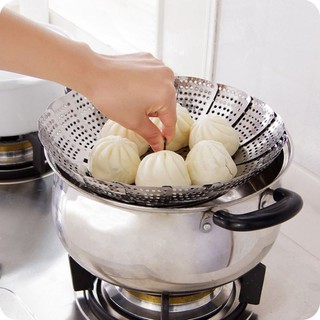 Rổ hấp inox,xửng đồ xôi,hấp bánh bao,đựng hoa quả ,đa năng
