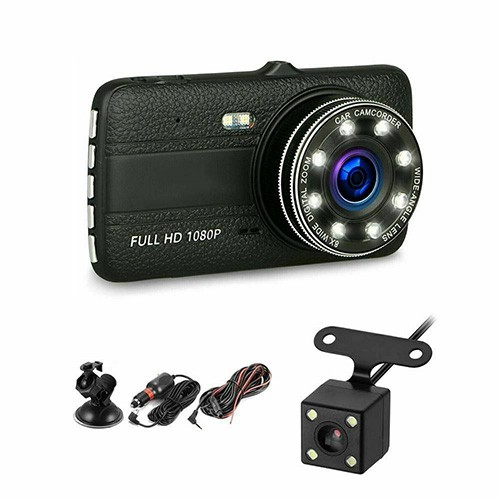 [ Tặng thẻ nhớ 16GB ] Camera Hành trình ô tô trước sau Full HD 1080P - 8 Led | WebRaoVat - webraovat.net.vn