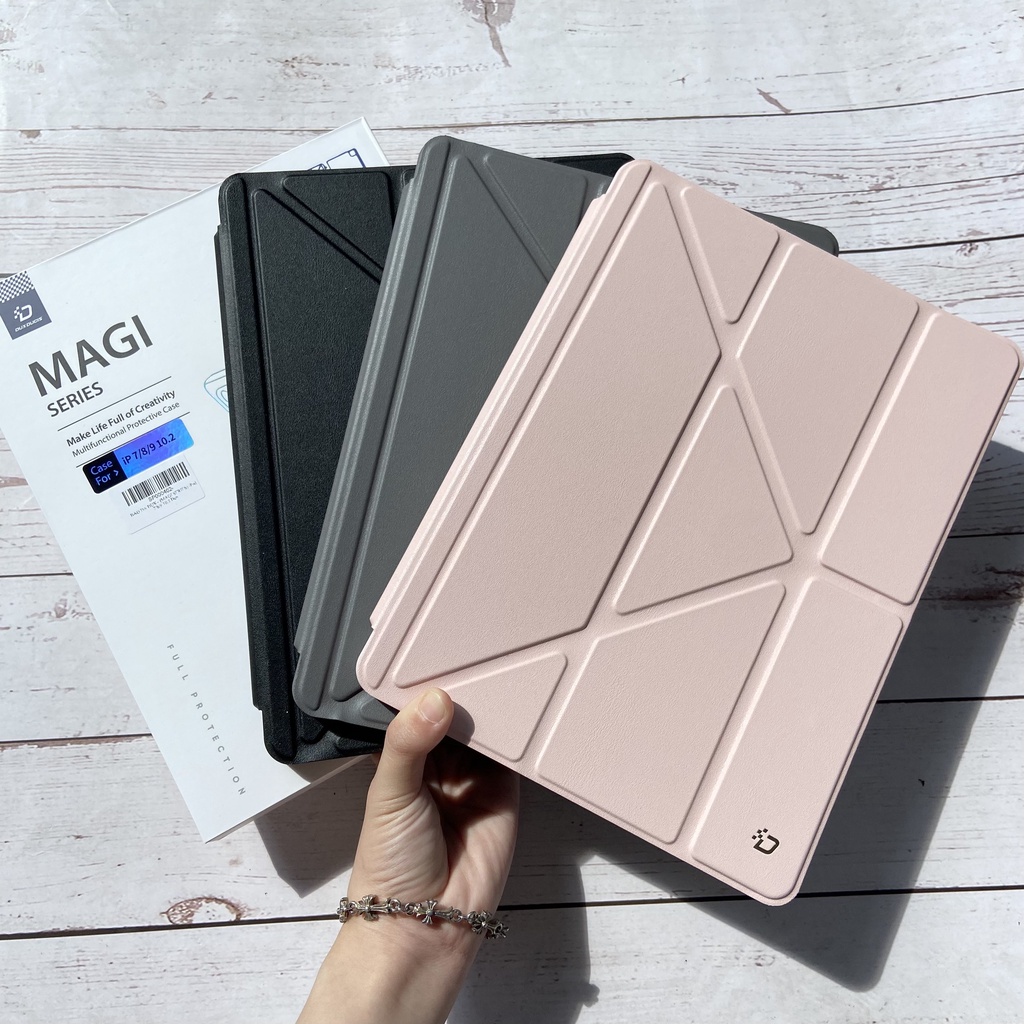 Bao da DUX DUCIS iPad 10.2 inch   - Mặt lưng trong, Có Khay Bút - Đen