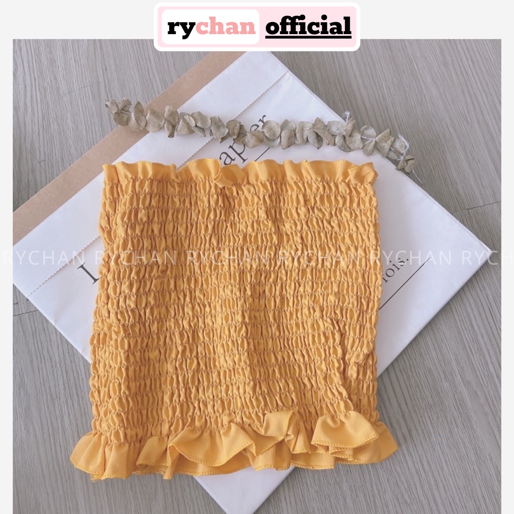 Áo Ống Voan Nhúng Sexy Đi Dạo Biển Quyến Rũ Trẻ Trung [ẢNH THẬT CUỐI] - MOI003