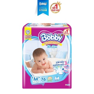 Tã dán bobby XS70 S80 M76 L68 XL62 XXL56 mẫu mới