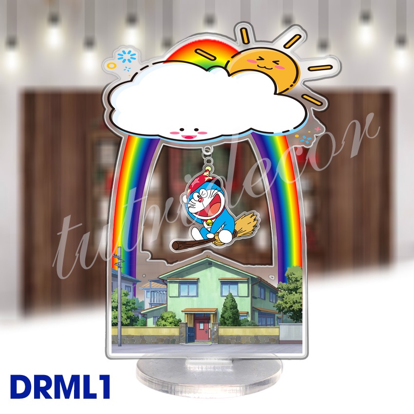 mô hình 2D, standee DORAEMON, móc khóa,....