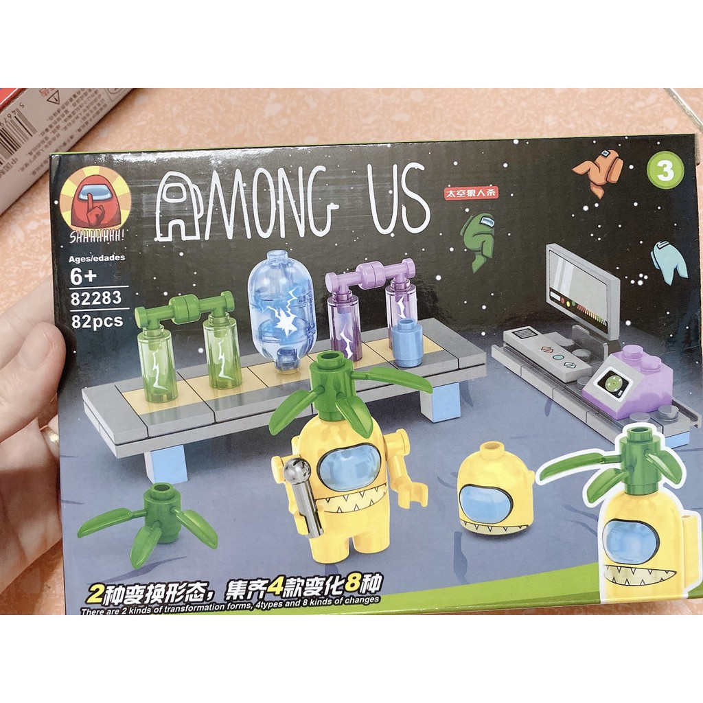 Lego Among Us bộ từ 82 miếng ghép đến 88 miếng ghép