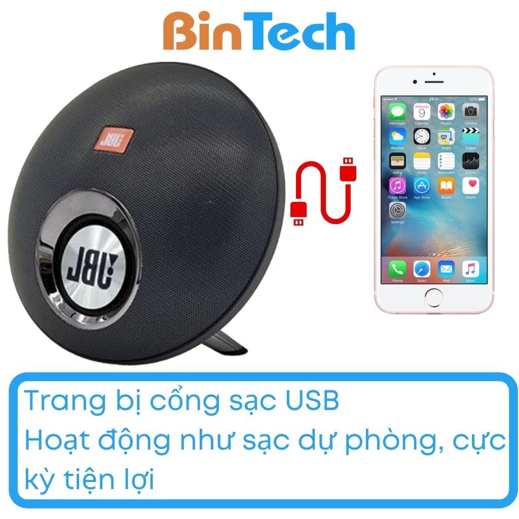 Loa bluetooth K4+ ,loa nghe nhạc bluetooth xách tay,giá rẻ,chống nước,công nghệ blutooth 5.0 BINTECH