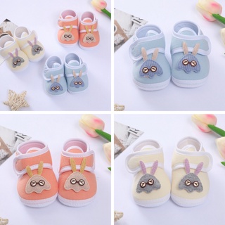 Giày tập đi vải cotton đế mềm mại chống trượt thoải mái dành cho trẻ em