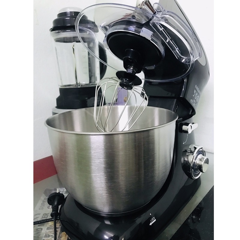 Máy Nhồi Bột 1800W 7 Lít Đánh Trứng Kem Sữa Cafe Muối Để Bàn Sokany Đa Năng Gia Đình Cao Cấp Nhào Trộn Bột Tốt Nhất