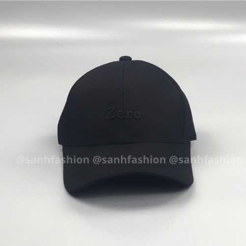 Mũ lưỡi trai thêu hình chữ ZERO Nón kết chất kaki cao cấp thời trang form unisex nam nữ K3550