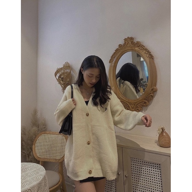 Áo Cadigan hàn quốc chất len dày form to | BigBuy360 - bigbuy360.vn