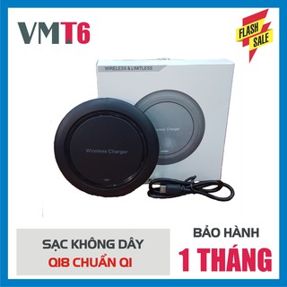 [Sạc siêu nhanh] Đế Sạc Không Dây Chính Hãng Đa Năng Chuẩn Qi Q18 Cho Iphone X , Iphone 8, Note8...Bảo hành 1 tháng!