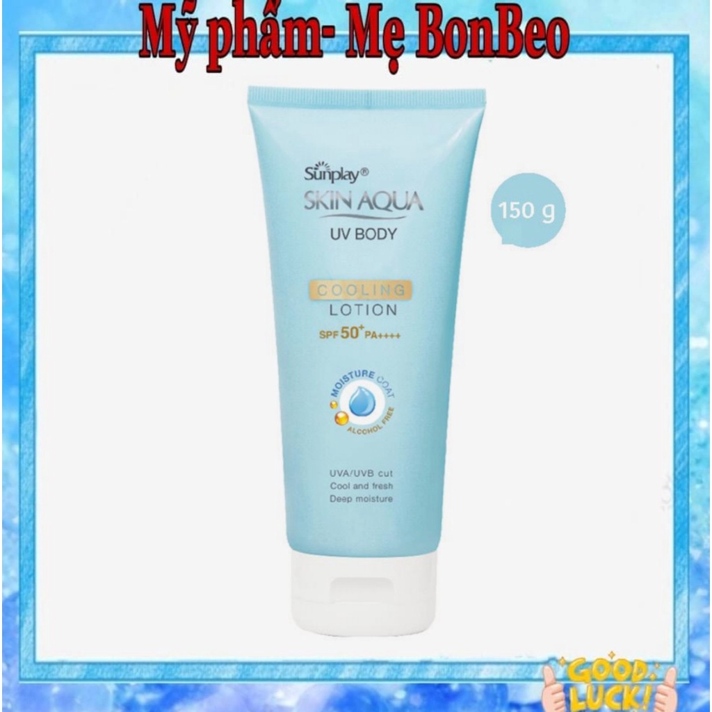 Kem chống nắng dưỡng thể Mát Lạnh Sunplay Skin Aqua UV Body SPF 50+ PA++++ (150g)