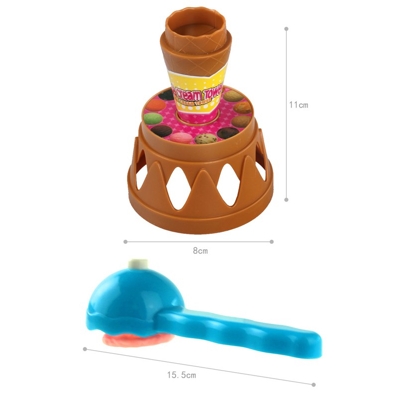 Bộ đồ chơi làm kem tầng giả dành cho trẻ em