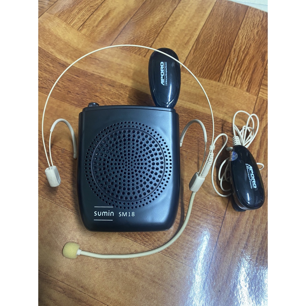Máy trợ giảng Sumin SM18 bản không dây mic hạt gạo