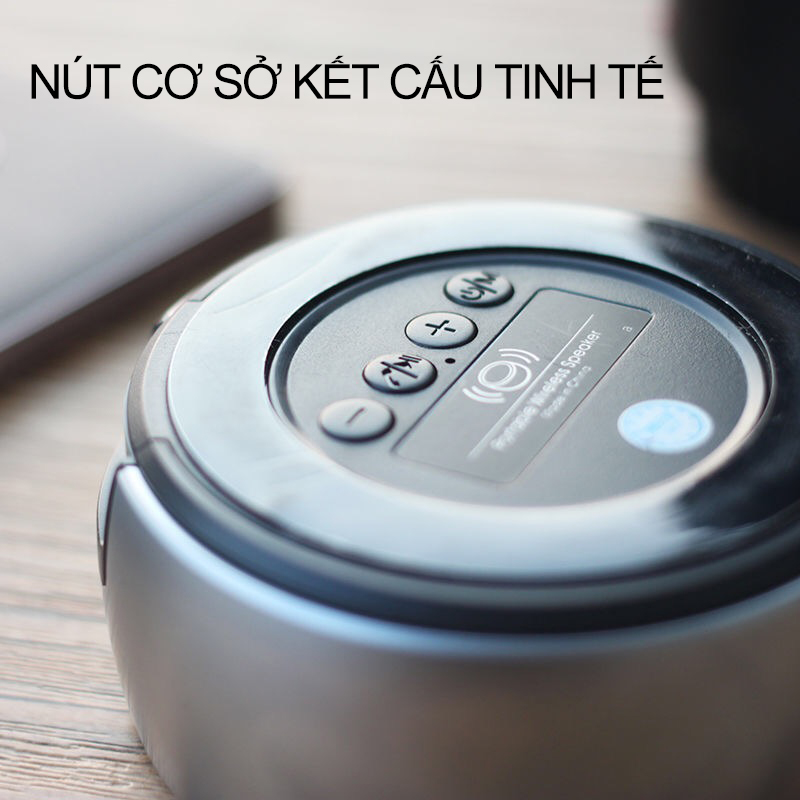 CÓ VIDEO - CAM KẾT BẢO HÀNH - Loa bluetooth bọc thép mini, có thể sử dụng dây cap liên kết [T22LYYX]