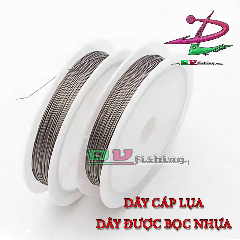 CÁP LỤA CÂU CÁ CHIM, LÀM THẺO. { Tặng bich 1 bịch ống kẹp 20pcs }