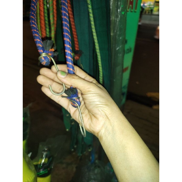 dây chun màu buột hàng hoá 2 đầu móc