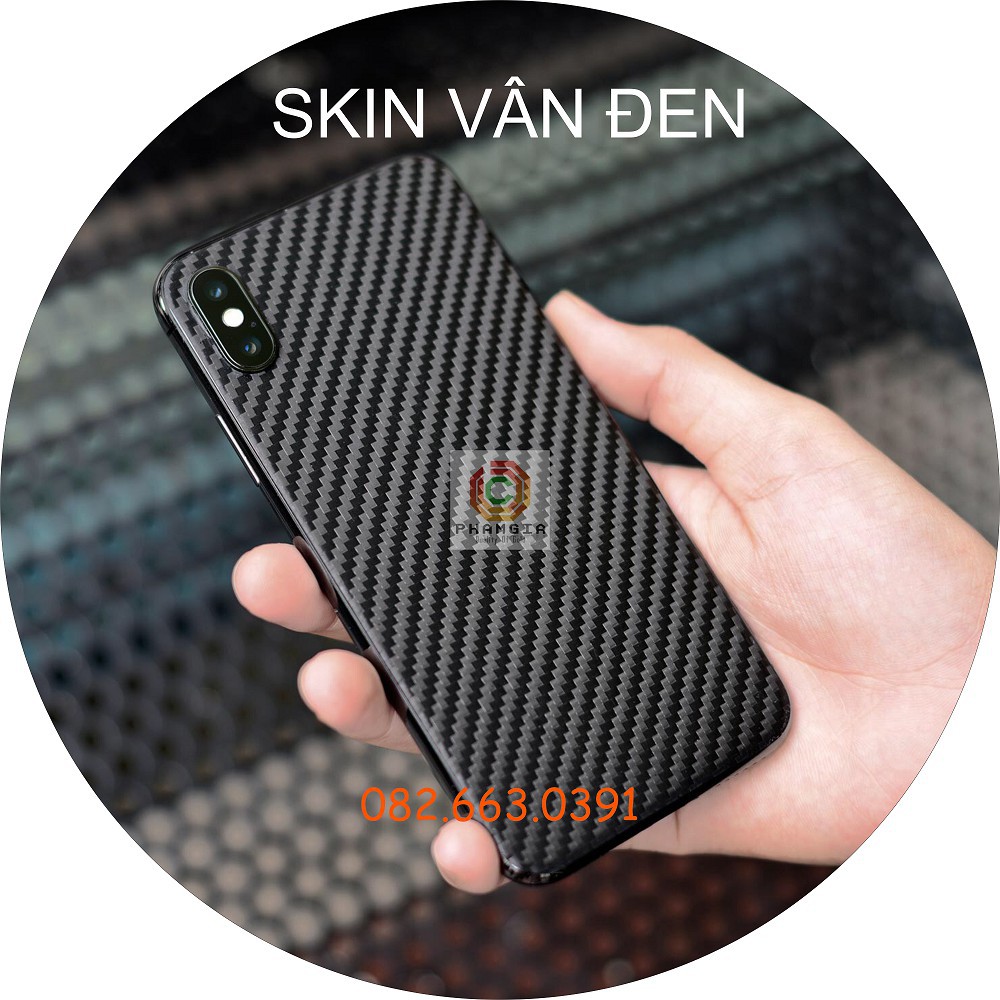 Miếng dán mặt lưng skin carbon Xiaomi Mi 10T Pro