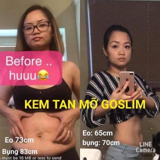 Kem tan mỡ Goslim
