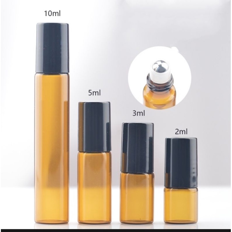 sỉ 100 chai nâu bi lăn thép 3ml 5ml 10ml dùng chiết nước hoa, nâu cánh dán đẹp hơn mong đợi