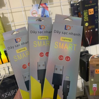 Dây sạc nhanh iPhone 1m2 bảo hành 24 tháng