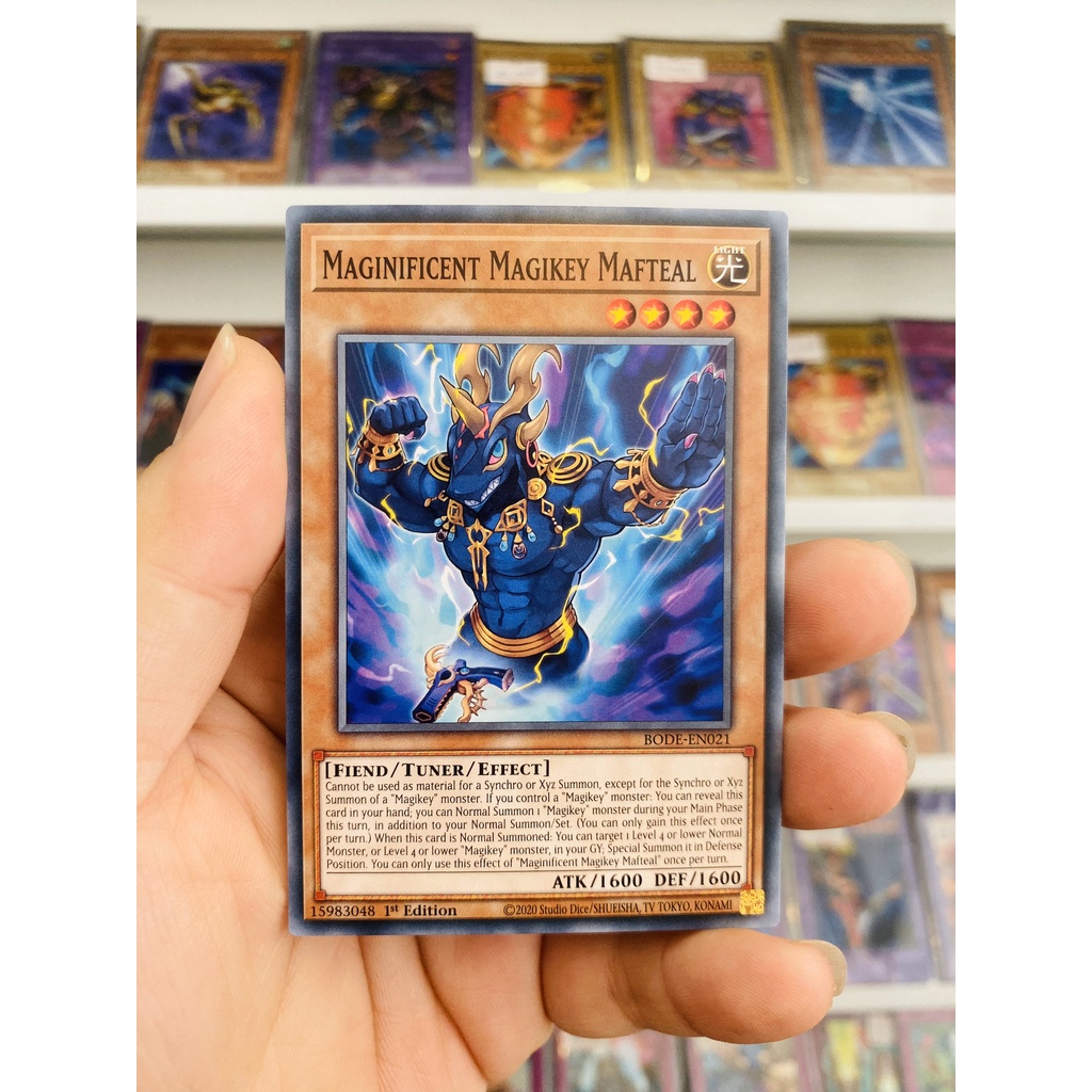 Thẻ Bài YugiOh! Mã BODE-EN021 - Maginificent Magikey Mafteal - Common - 1st Edition