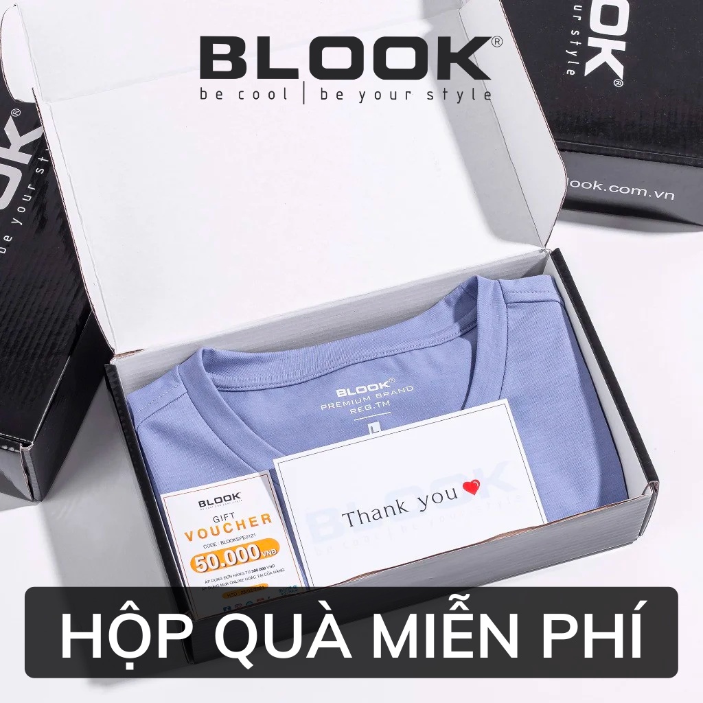 Áo thun polo nam BLOOK cổ bẻ basic vải thun cá sấu Cotton co giãn bền màu thêu logo đơn giản trẻ trung 8 màu 32083