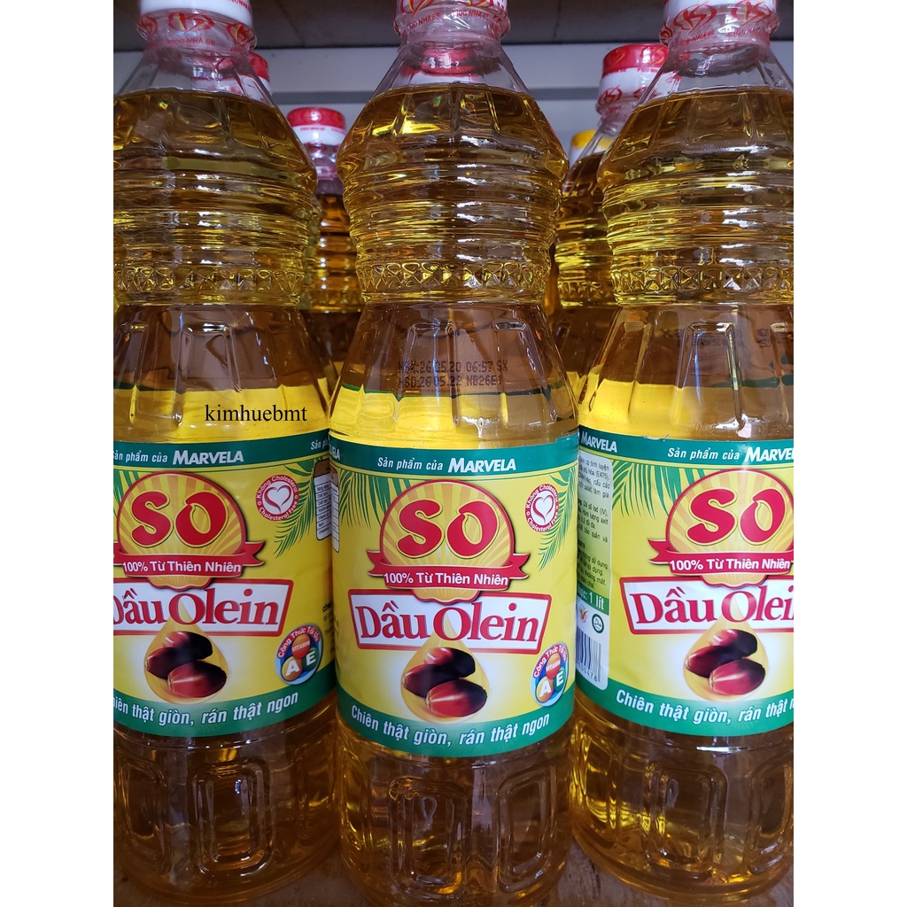 Dầu ăn Olein-MARVELA (chai 1L)