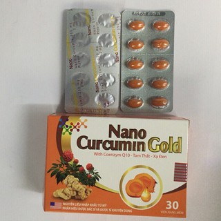 VIÊN UỐNG NANO CURCUMIN GOLD - HỖ TRỢ LÀM LÀNH VẾT THƯƠNG, TRÀO NGƯỢC THỰC QUẢN