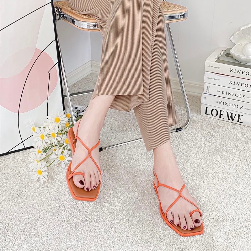 Sandal Dây Mảnh Xỏ Ngón