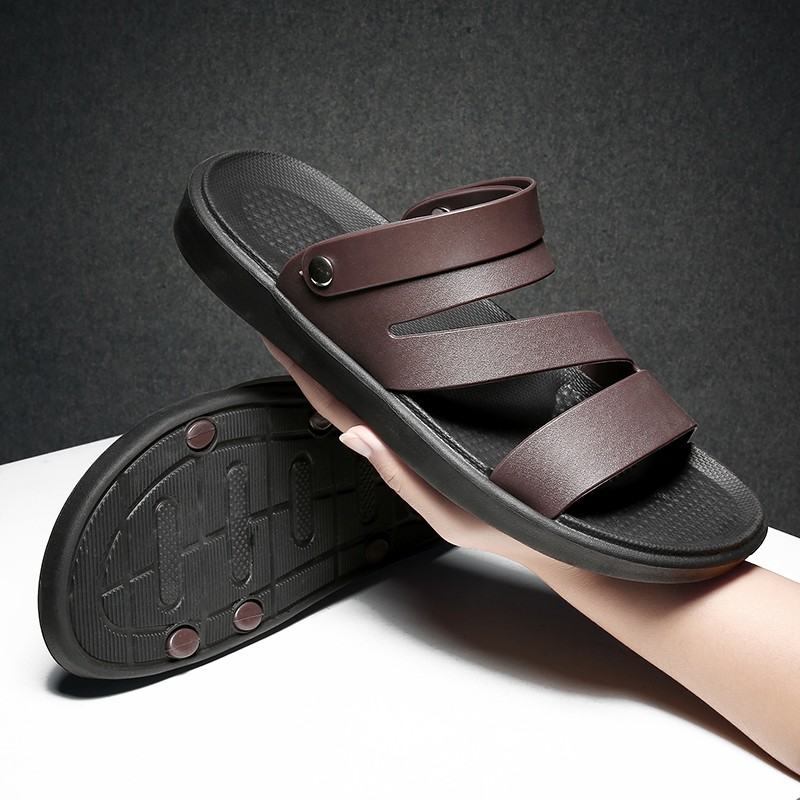 Giày Sandal Da Chống Thấm Nước Cho Nam Size 40-45