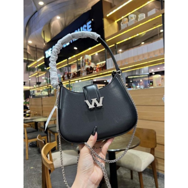 túi kẹp nách #wang dáng bầu khóa w có hộp
