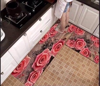 Thảm trải nền bếp