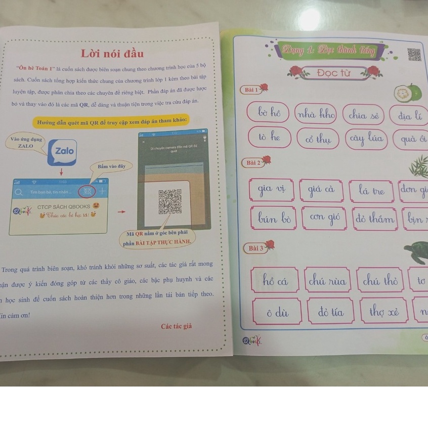 Sách - Ôn Hè - Dành cho học sinh lớp 1 lên lớp 2